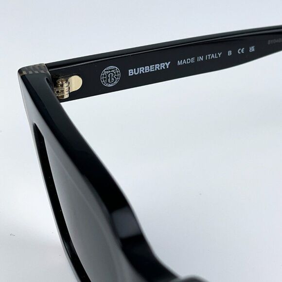 NEW Burberry BE4392U BRIAR 405587 Black Vintage Check Dark Grey Cat Eye Women - Picture 7 of 9